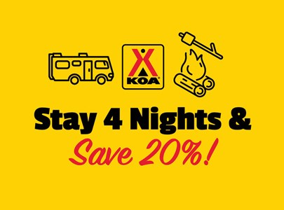 Stay 4 Nights & Save 20%