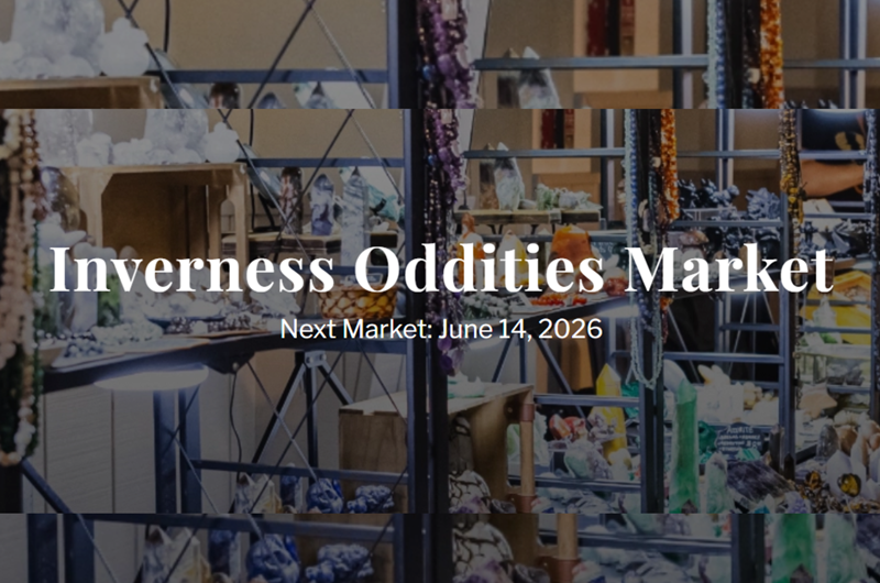Inverness Oddities Market Photo