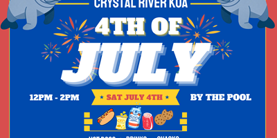July 4th Cookout @ Crystal River KOA for Campground Guests