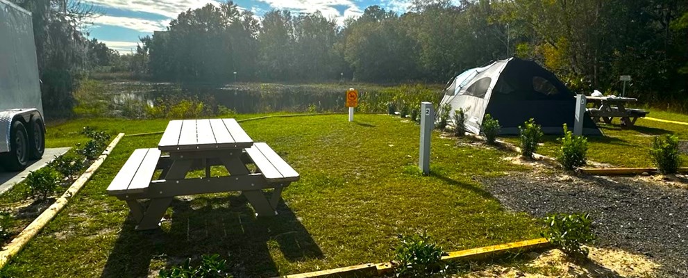 Crystal River RV Park Tent Site