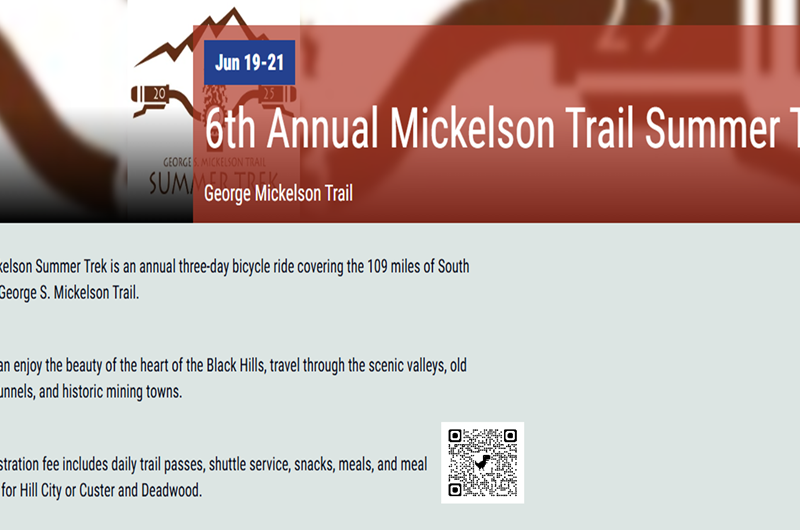 6th Annual Mickelson Trail Summer Trek Photo