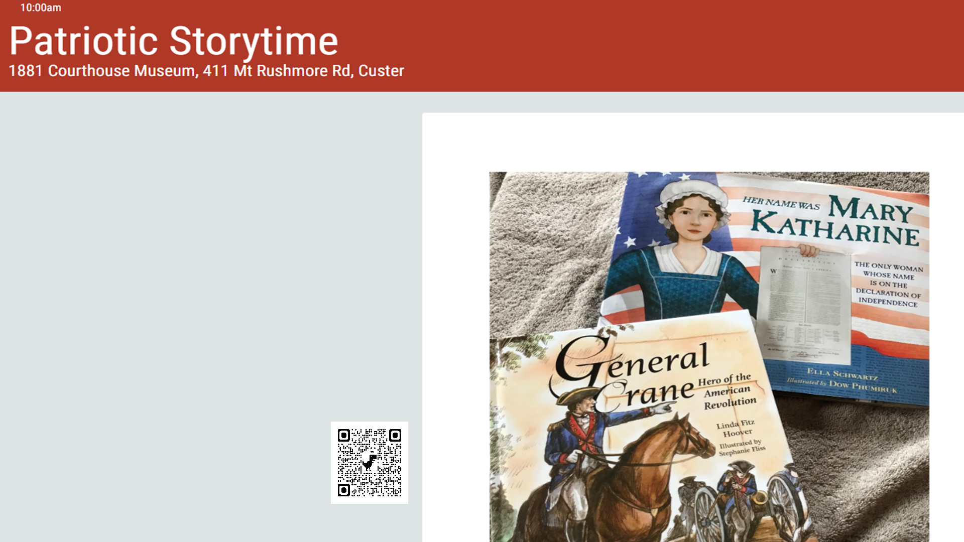 Patriotic Storytime Photo
