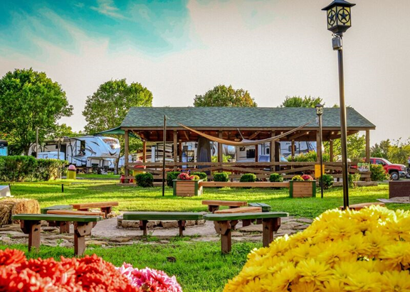 Pavilion and Community Fire Pit