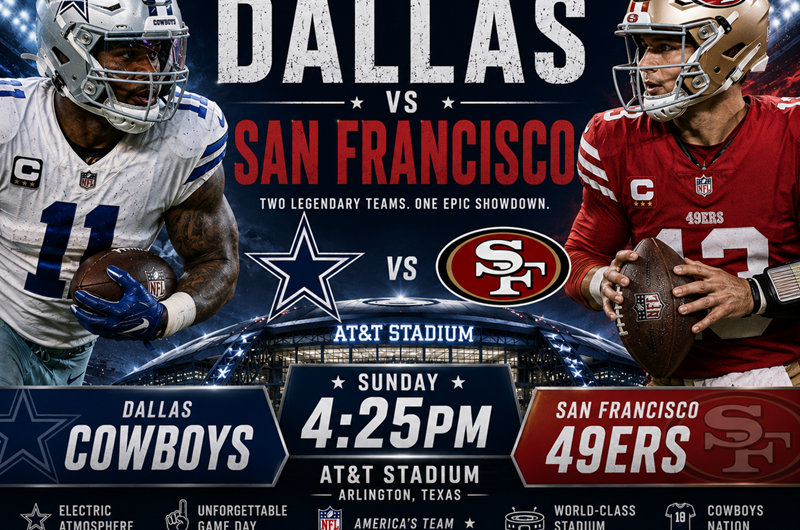 Dallas VS San Francisco AT&T Stadium 4:25pm Photo