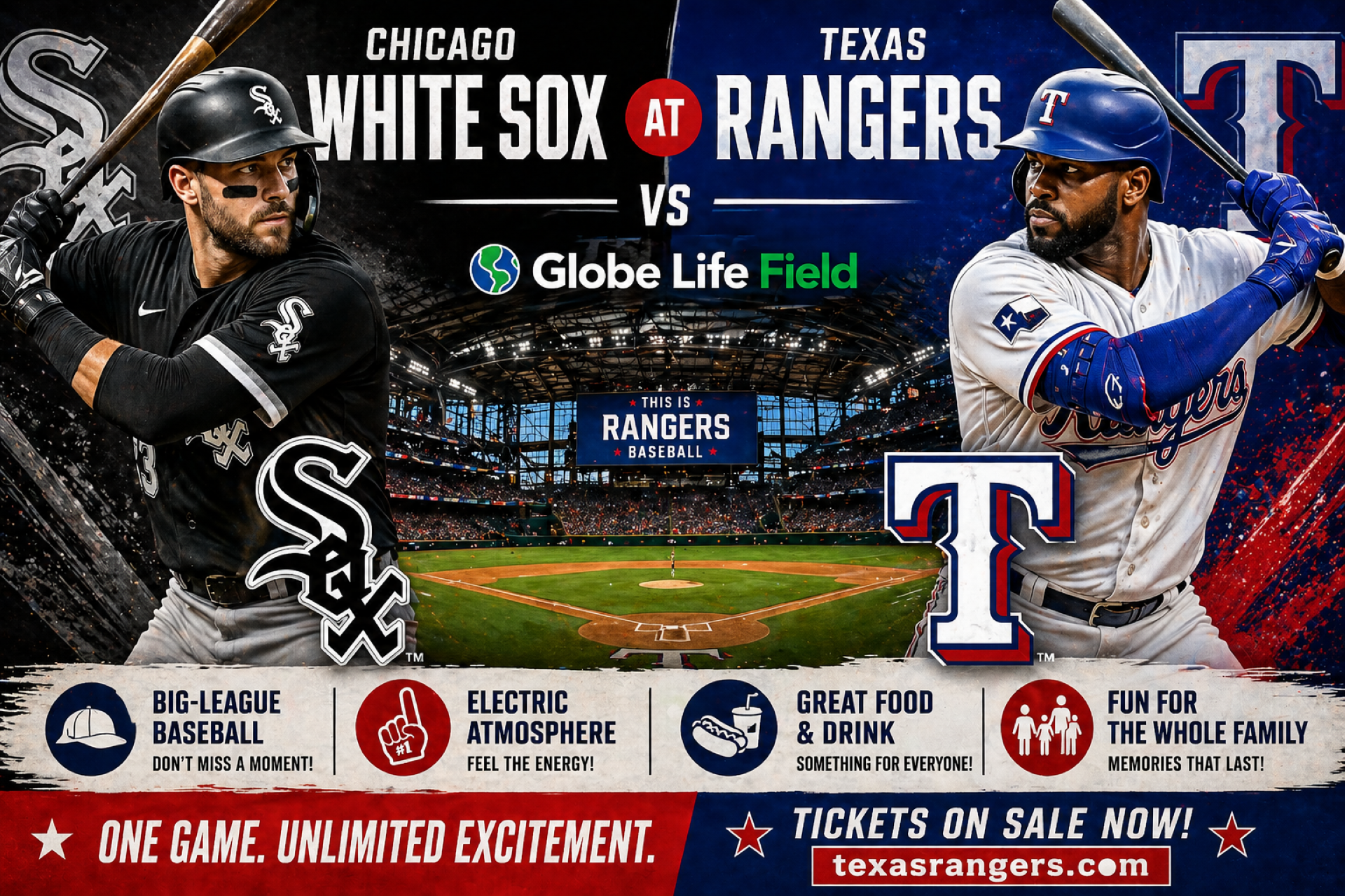 Chicago White Sox at Texas Rangers Photo