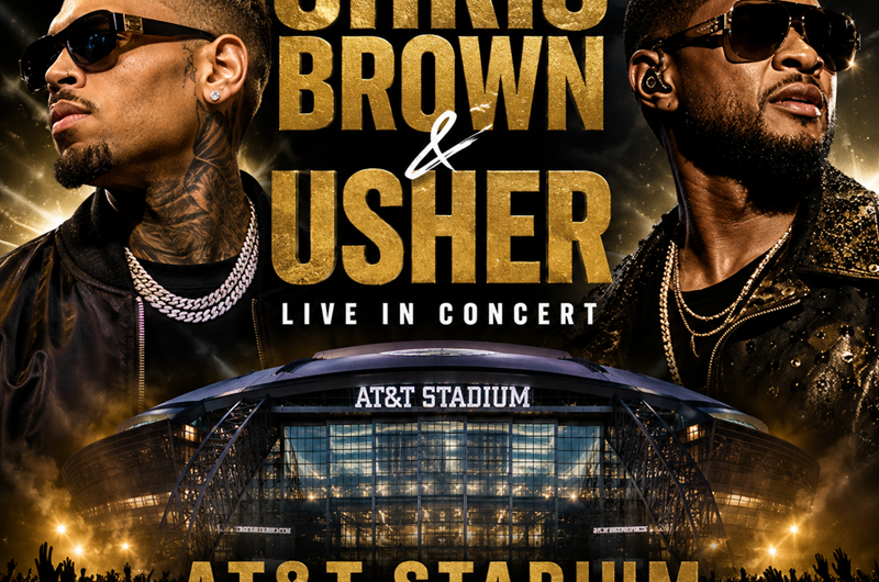 AT&T STadium The R&B Tour: Chris Brown & Usher Photo