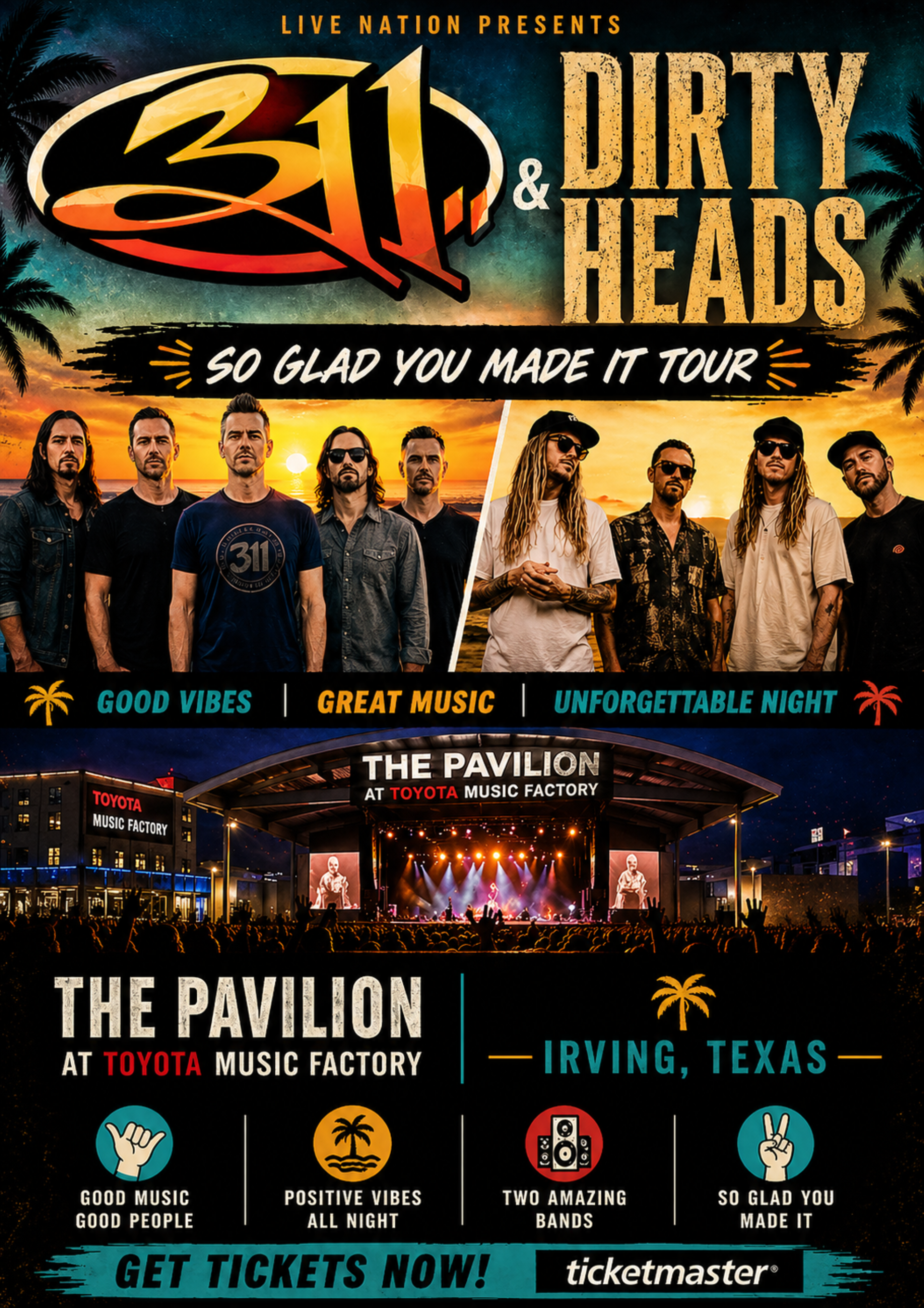 311 & Dirty Heads: So Glad You Made It Tour Photo