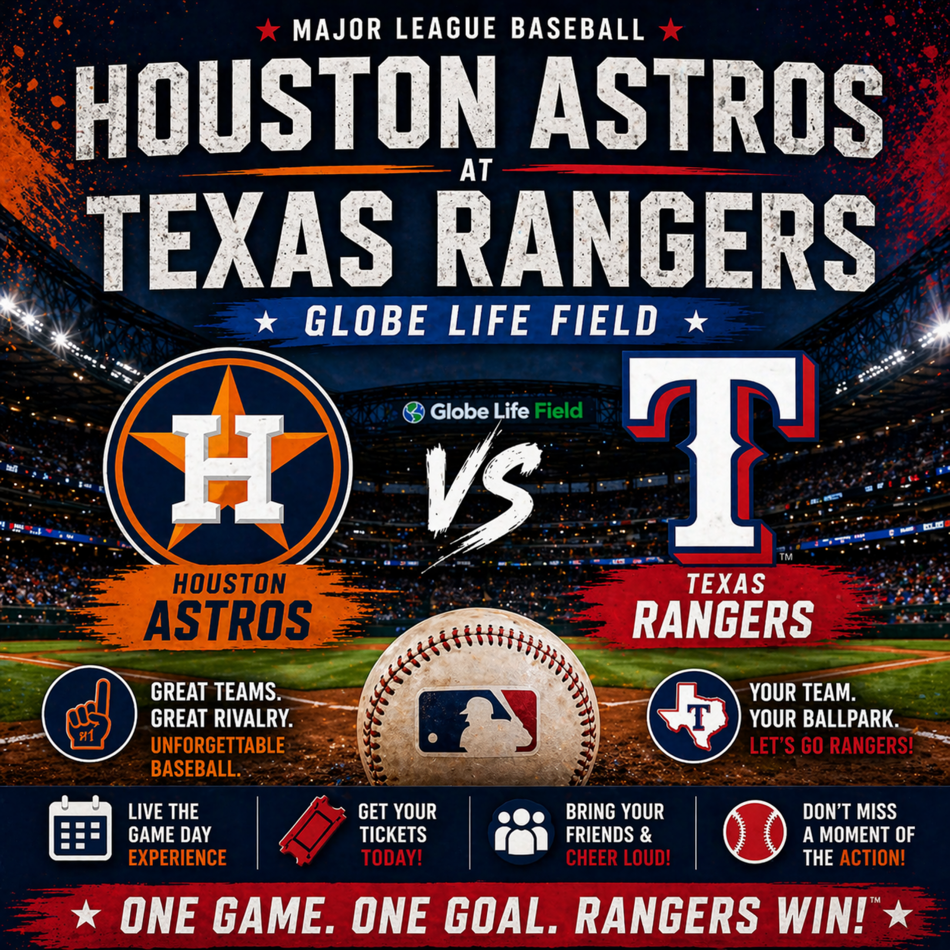 Houston Astros at Texas Rangers Photo