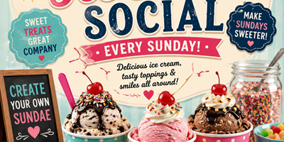 Sunday Ice Cream Social