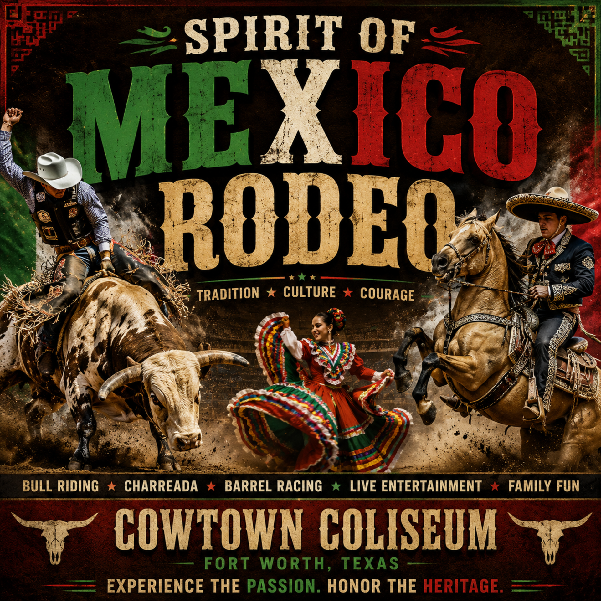Spirit of Mexico Rodeo - Cowtown Coliseum Photo