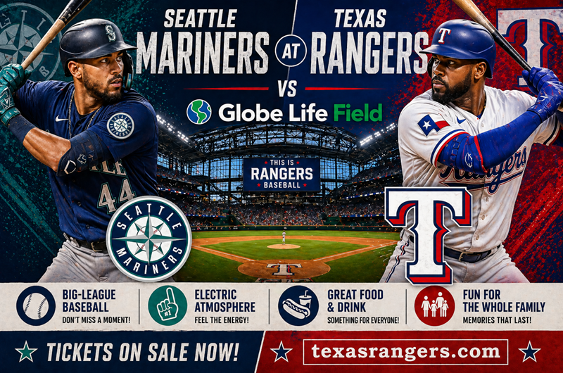 Seattle Mariners at Texas Rangers Photo