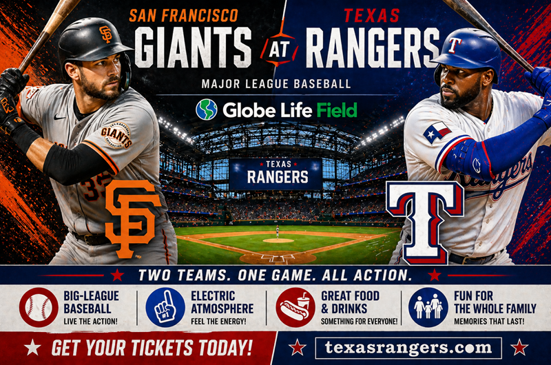 San Francisco Giants at Texas Rangers Photo