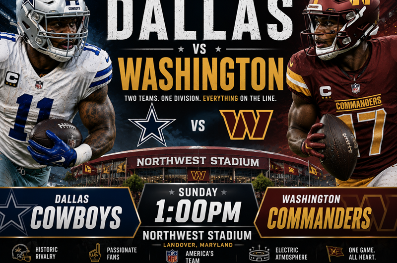 Dallas Vs Washington Northwest Stadium Photo