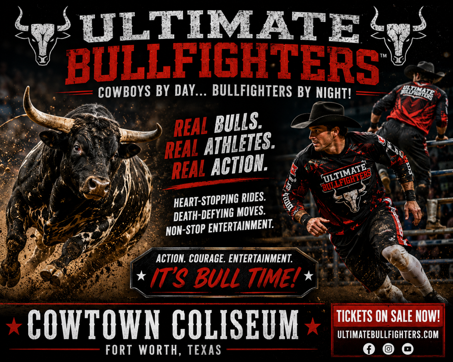 Ultimate Bullfighters - Cowtown Coliseum Photo