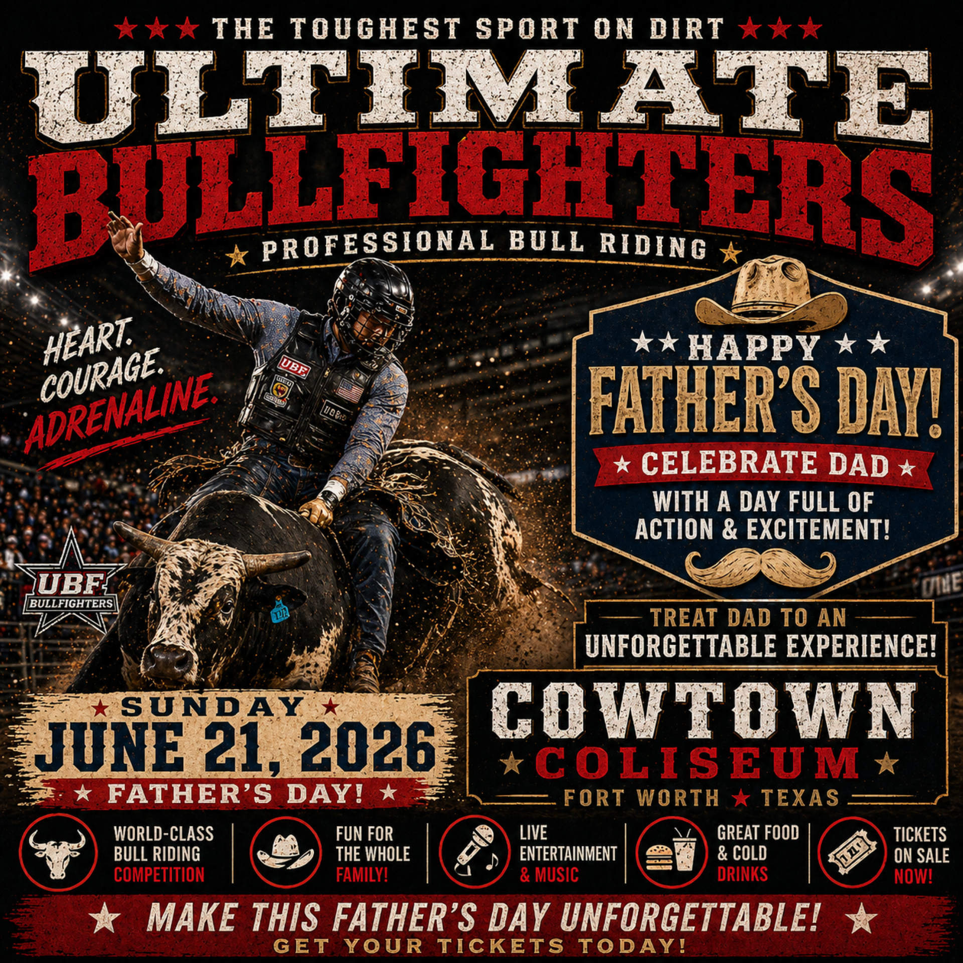 Father's Day Ultimate Bullfighters Photo