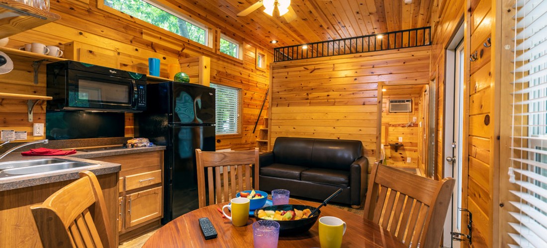 Lofted Deluxe Cabin Interior