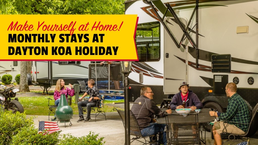 Make Yourself at Home: Monthly Stays at Dayton KOA Holiday