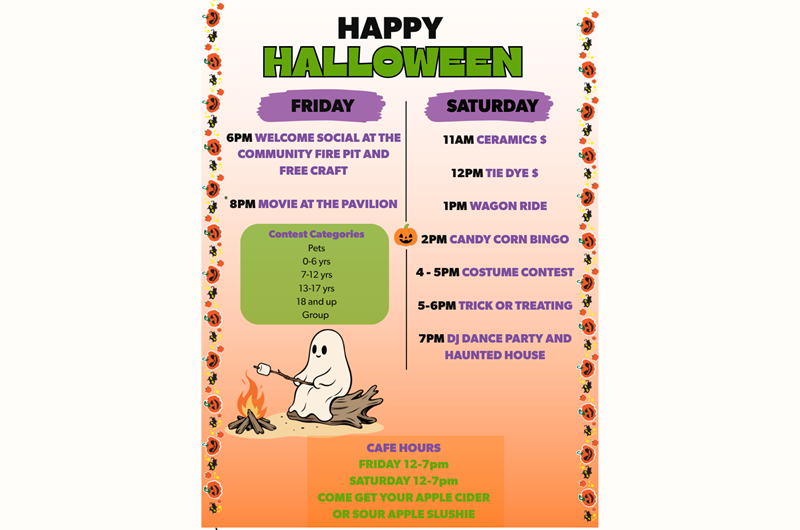 October Weekend event schedule Photo