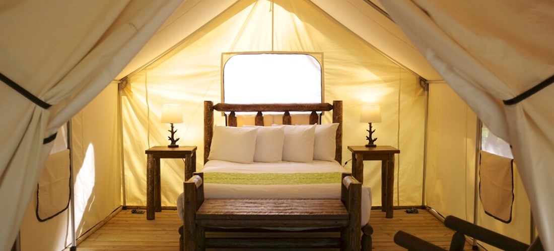 Glamping Tent Bed