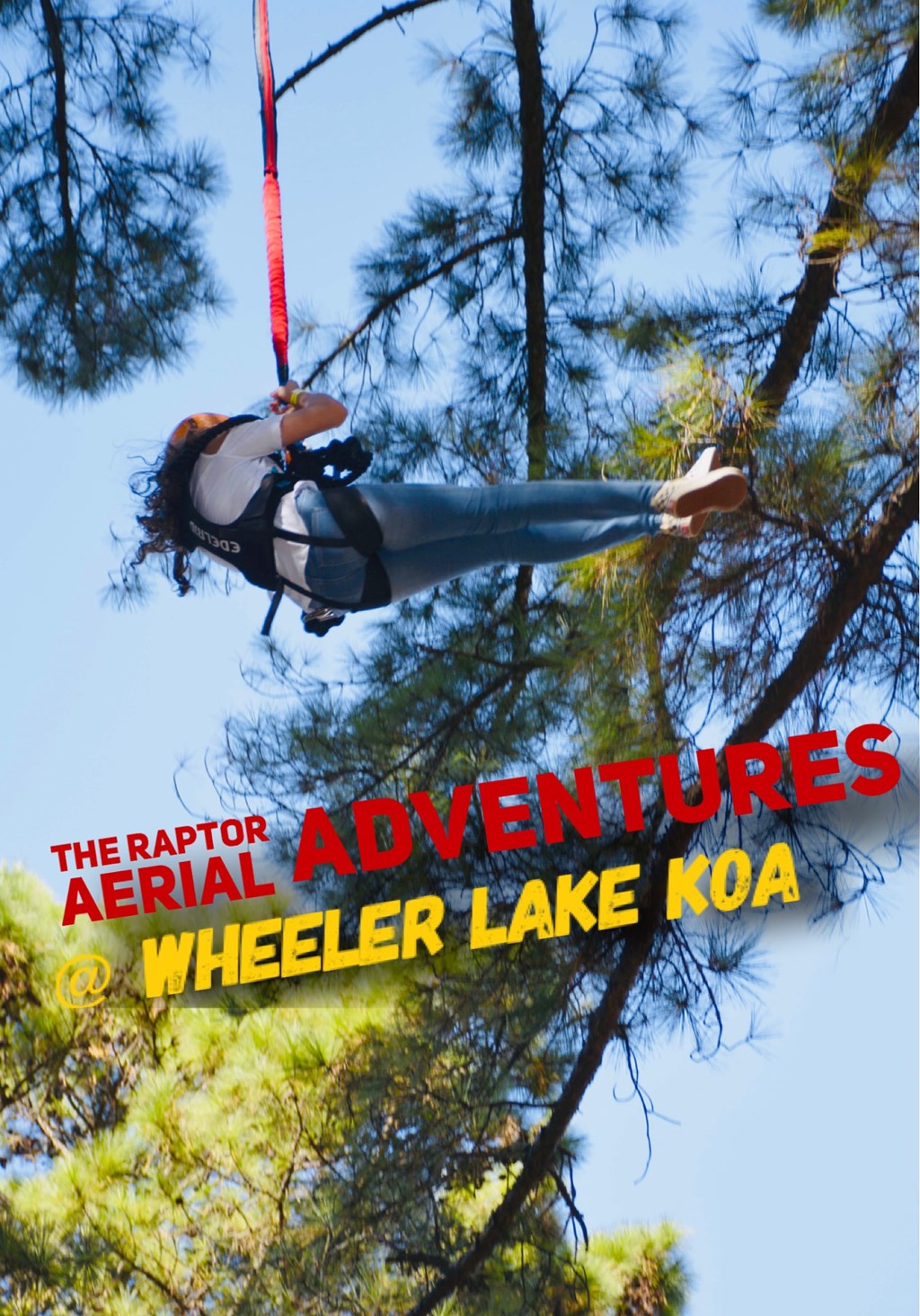 New Aerial Rope Park Zipline at Decatur / Wheeler Lake KOA