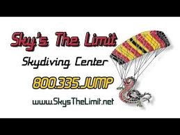 Skydiving - Sky's the Limit