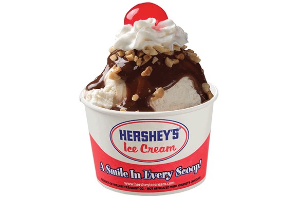 Handscooped Hershey Ice Cream