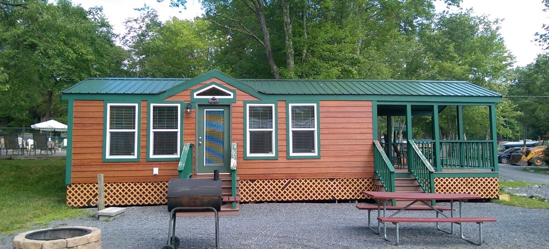 Pet-friendly cabins allow campers to experience thier vacation with their whole family