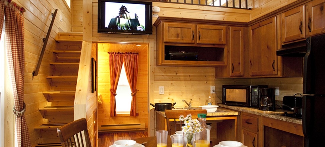 Interior view - photo by Kampgrounds of America, Inc.