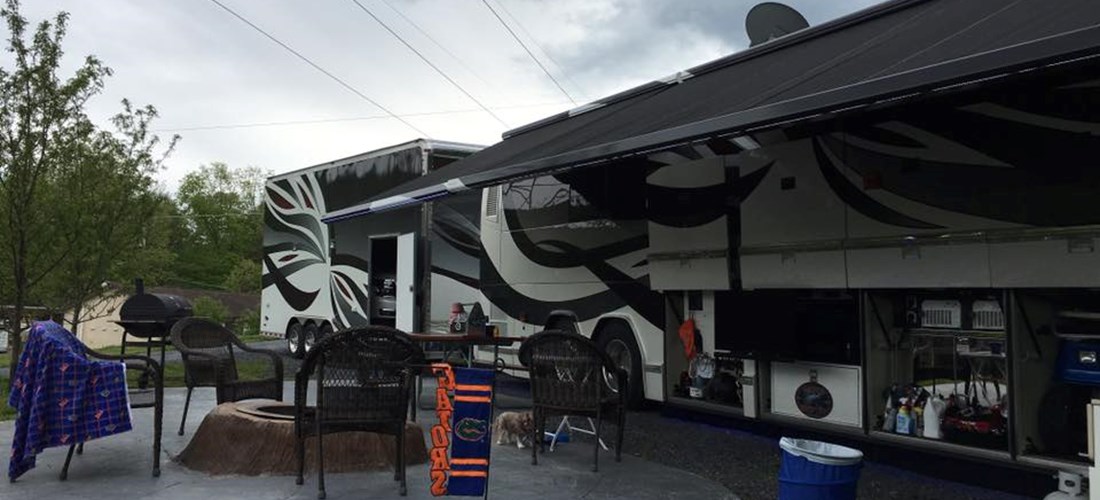 Some of these deluxe Patio sites are longer than 85 feet!
