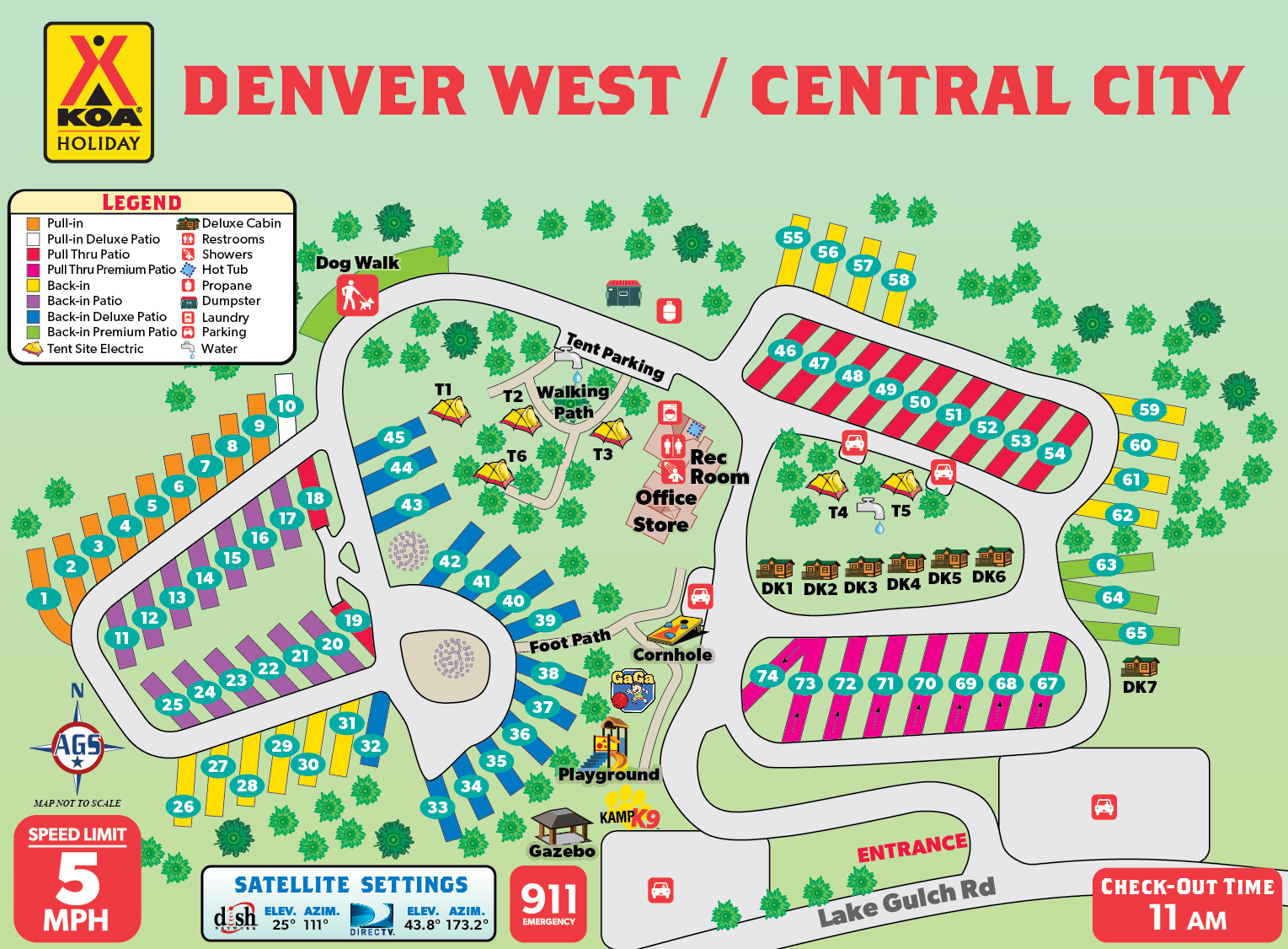 Central City, Colorado Campground Denver West / Central City KOA