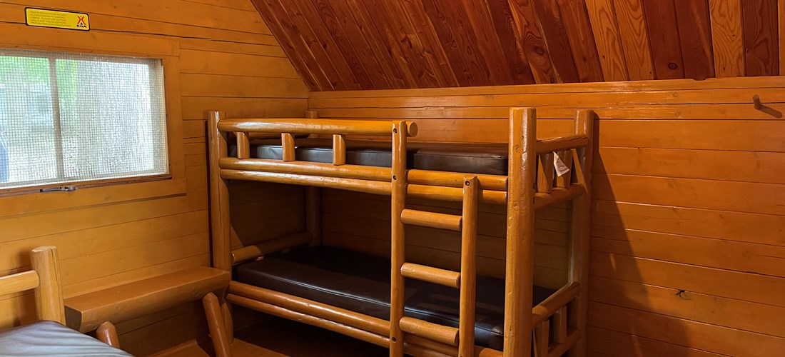 Rustic Cabin Bunk Bed