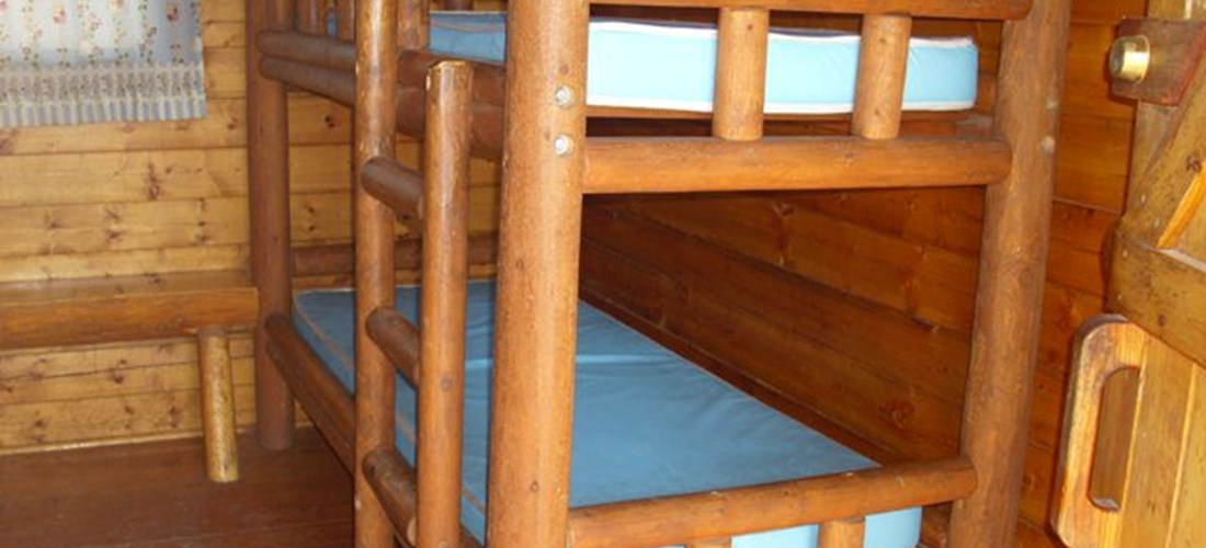 Rustic Cabin Bunk Bed