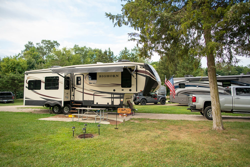 Pull Thru, 30 Amps, Full Hookups Open (Not In The Trees) Pictures