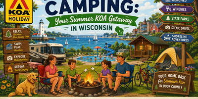 Door County Camping: Your Summer KOA Getaway in Wisconsin