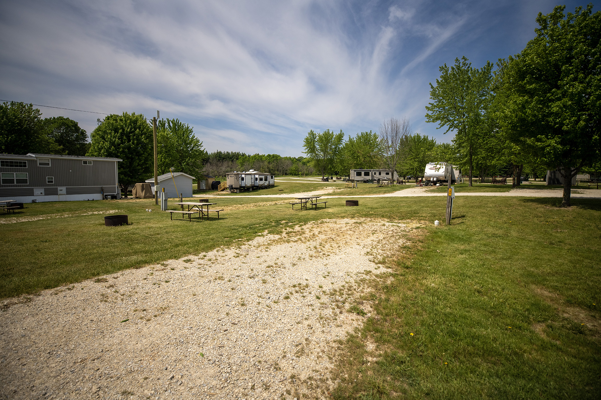 Full Hookup RV Camping Door County, Wisconsin KOA