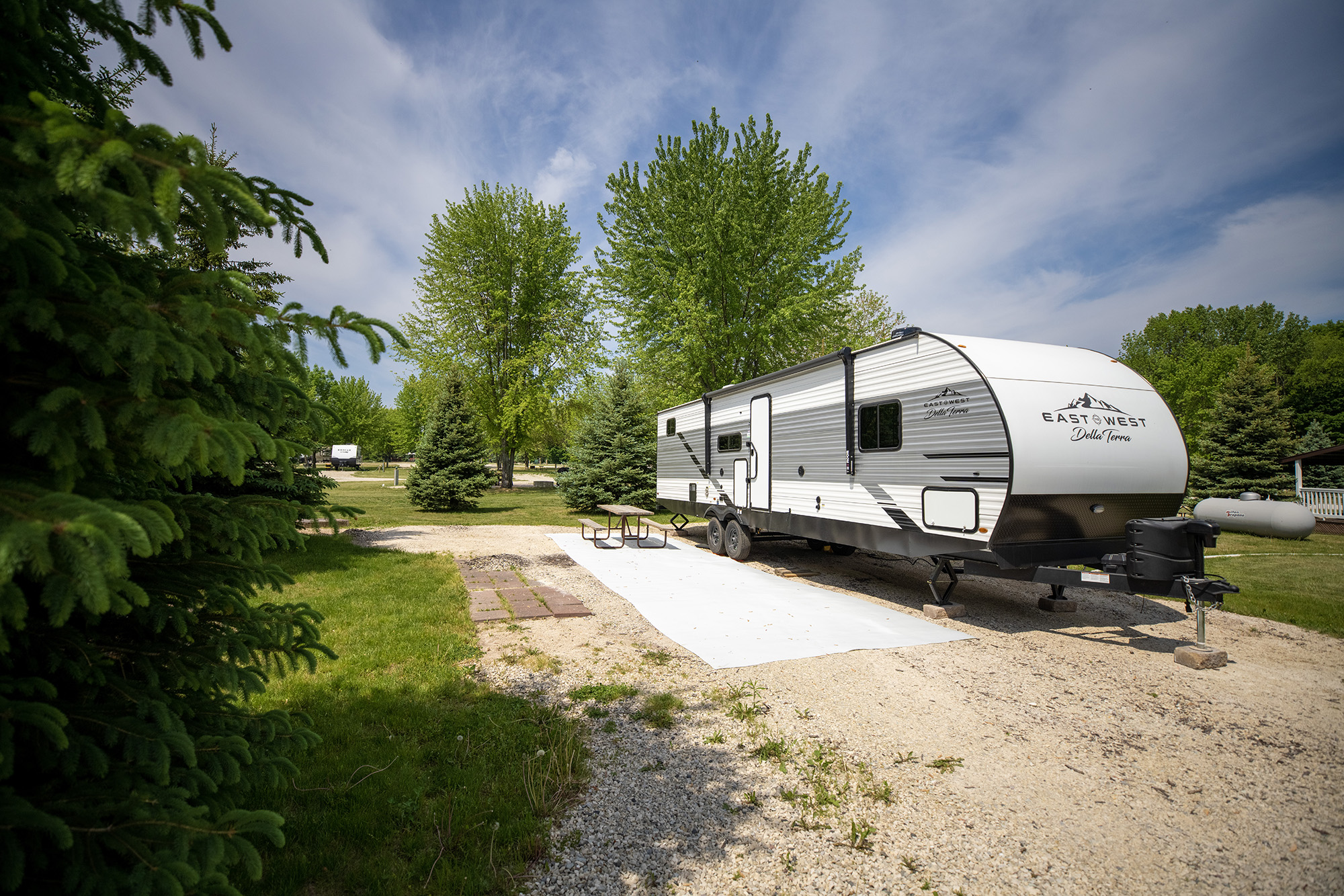Full Hookup RV Camping Door County, Wisconsin KOA
