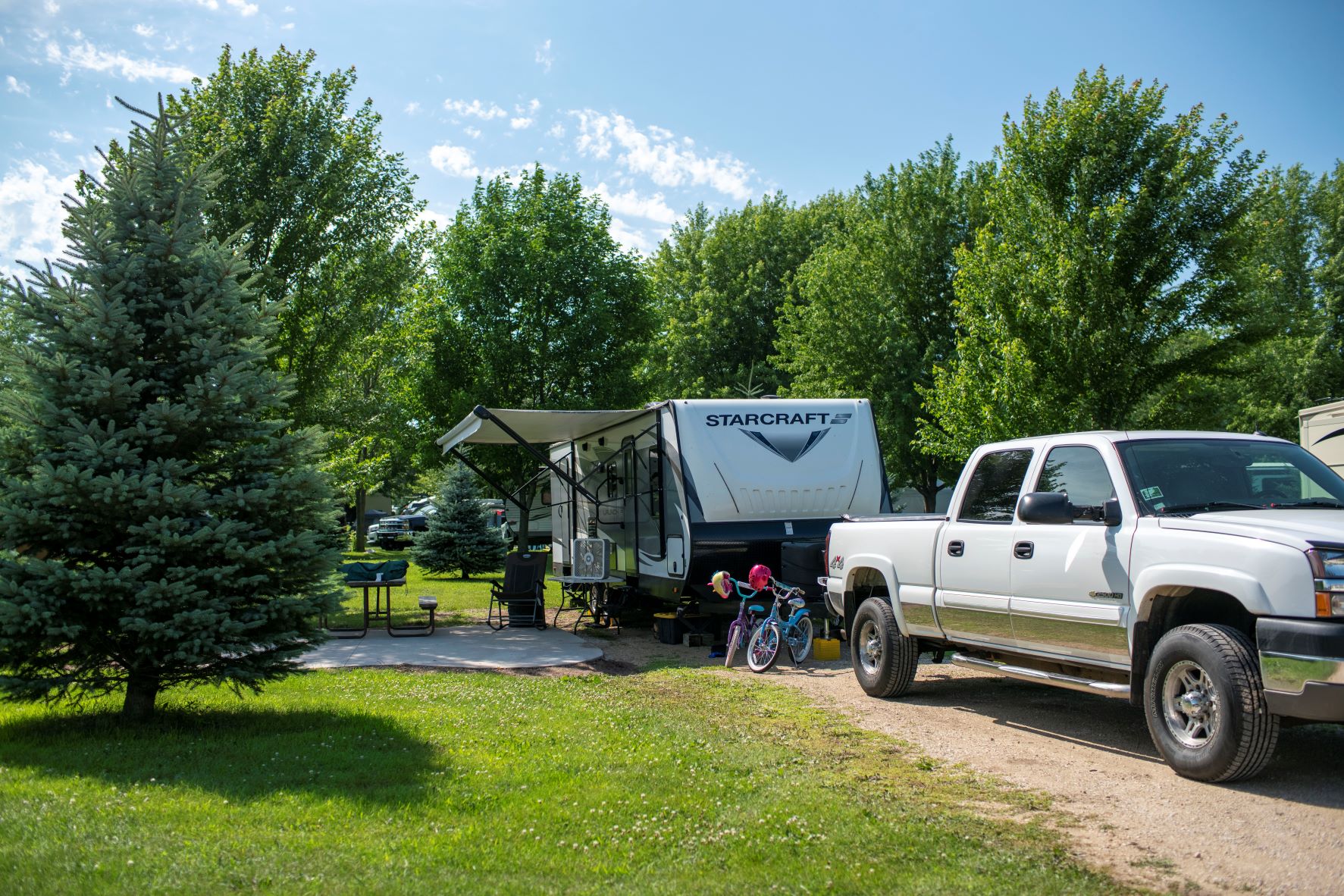 Full Hookup RV Camping Door County, Wisconsin KOA