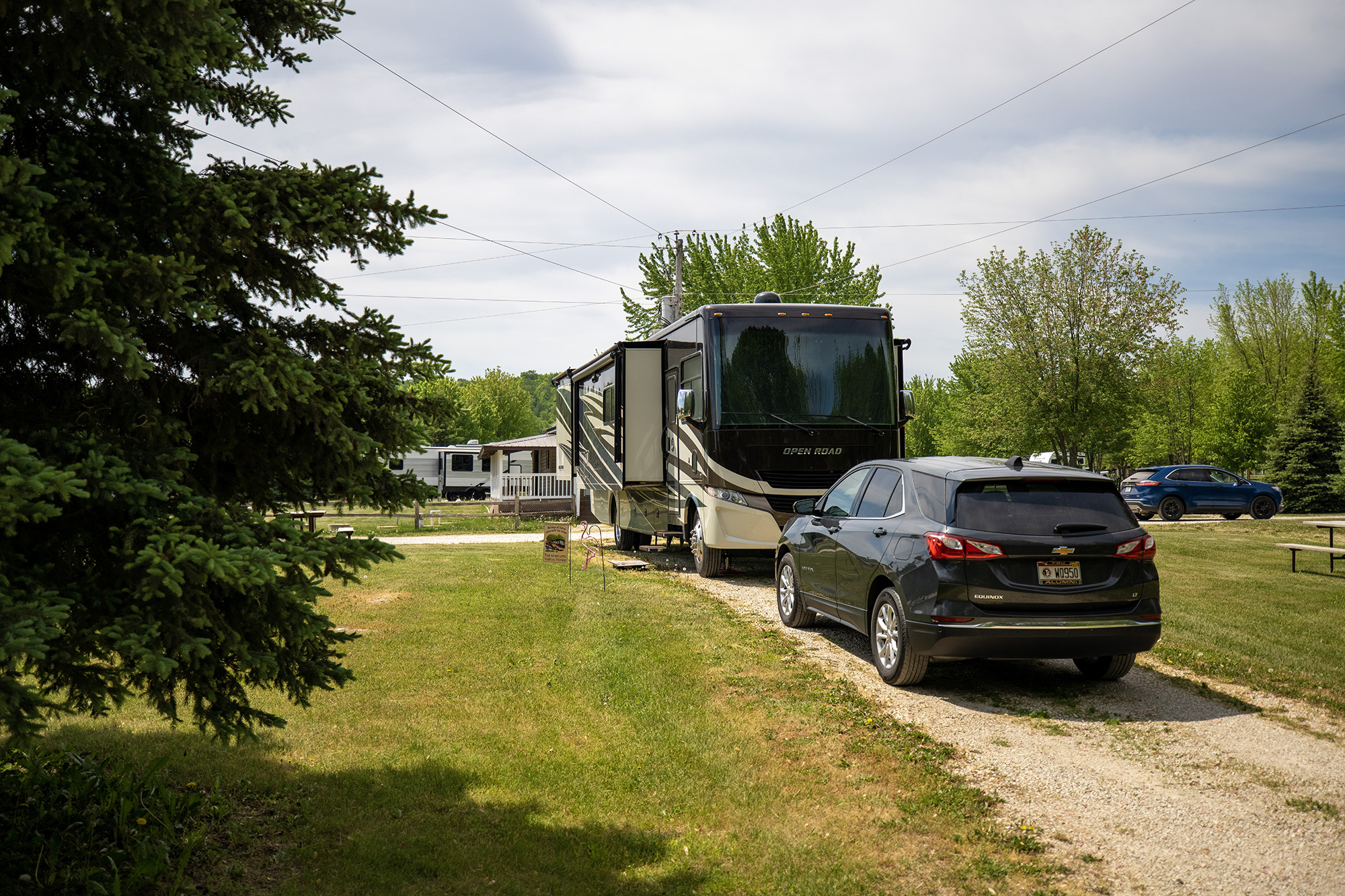 Full Hookup RV Camping Door County, Wisconsin KOA