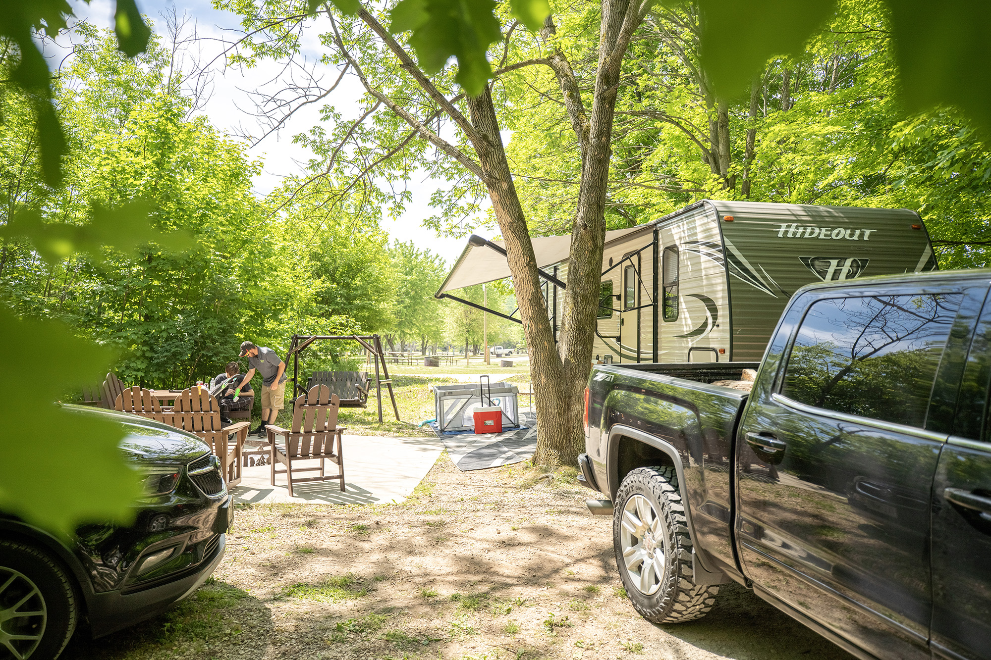 RV 92 - Back In 50 AMPS Water/Electric KOA Patio