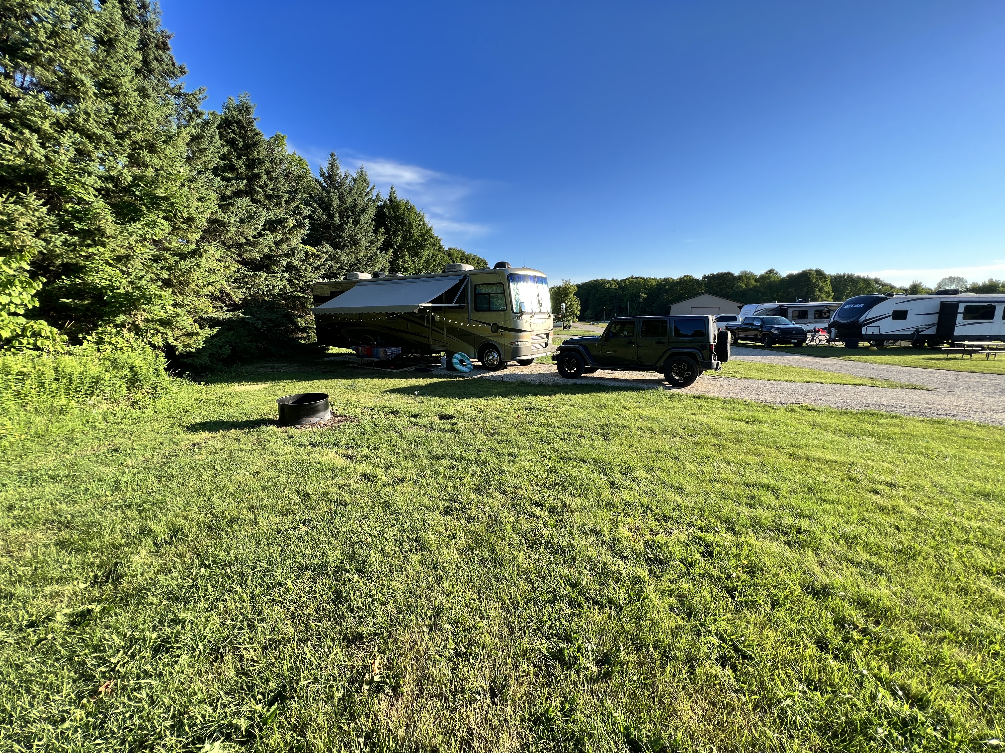 Full Hookup RV Camping Door County, Wisconsin KOA