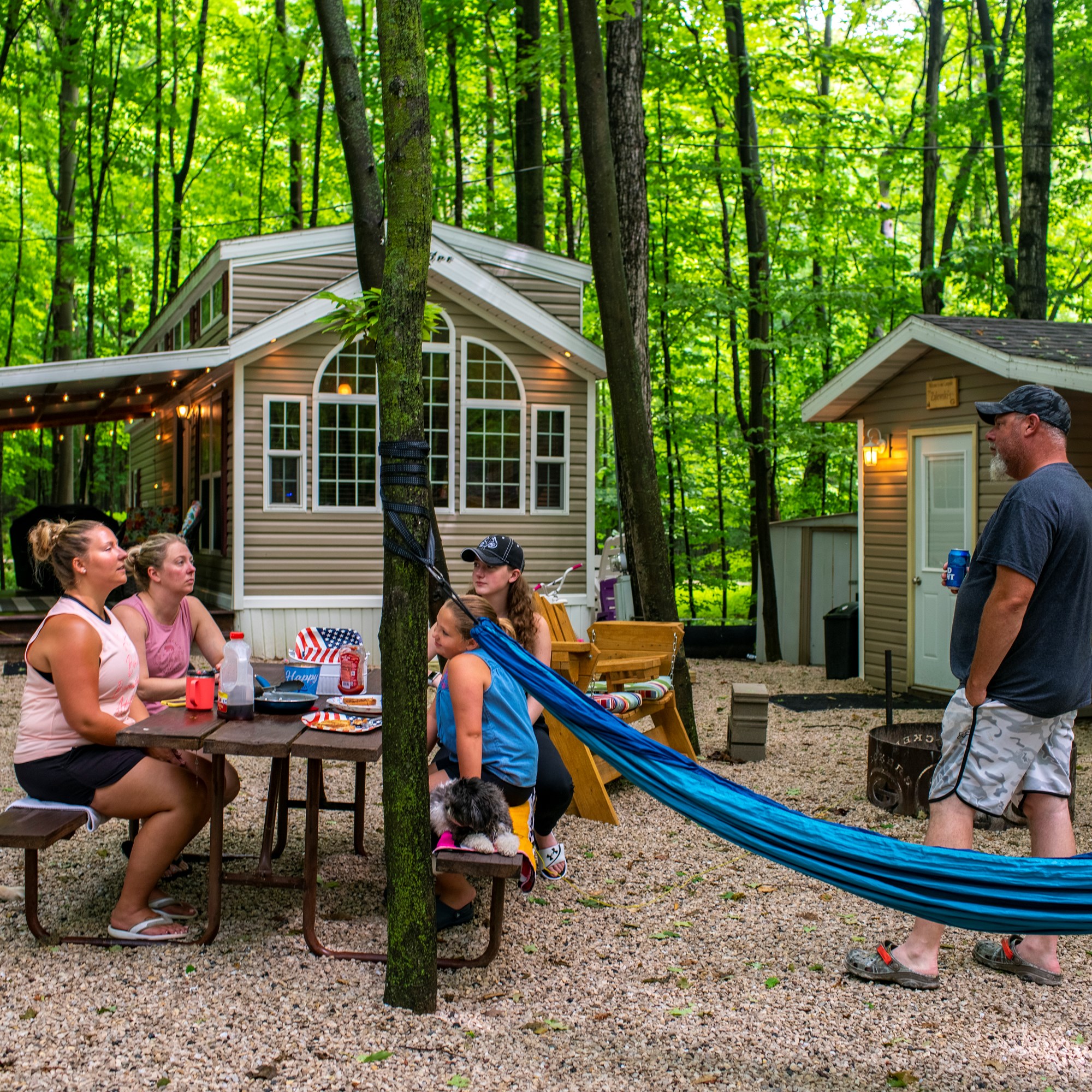 Campsite Map Door County, Wisconsin KOA