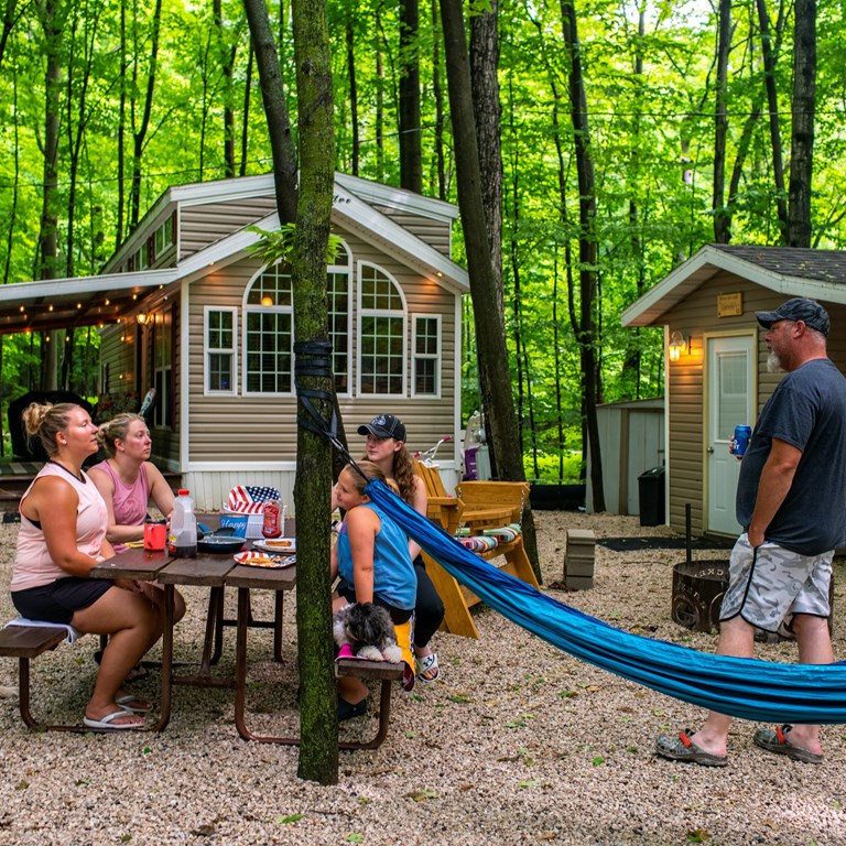 Campsite Map Door County, Wisconsin KOA