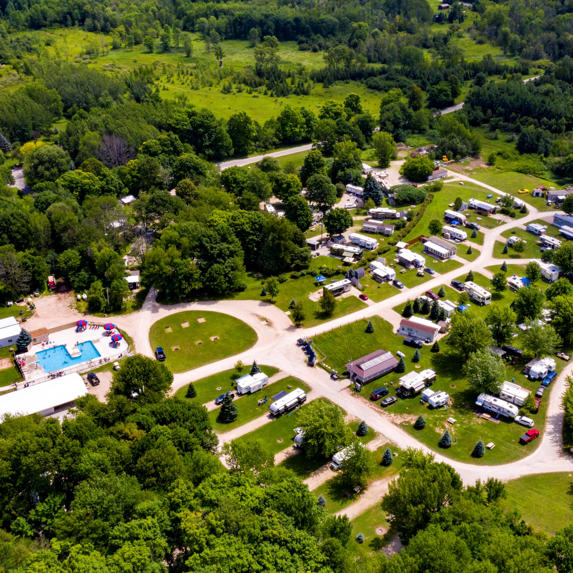 Door County Koa Map Campsite Map | Door County, Wisconsin | Koa