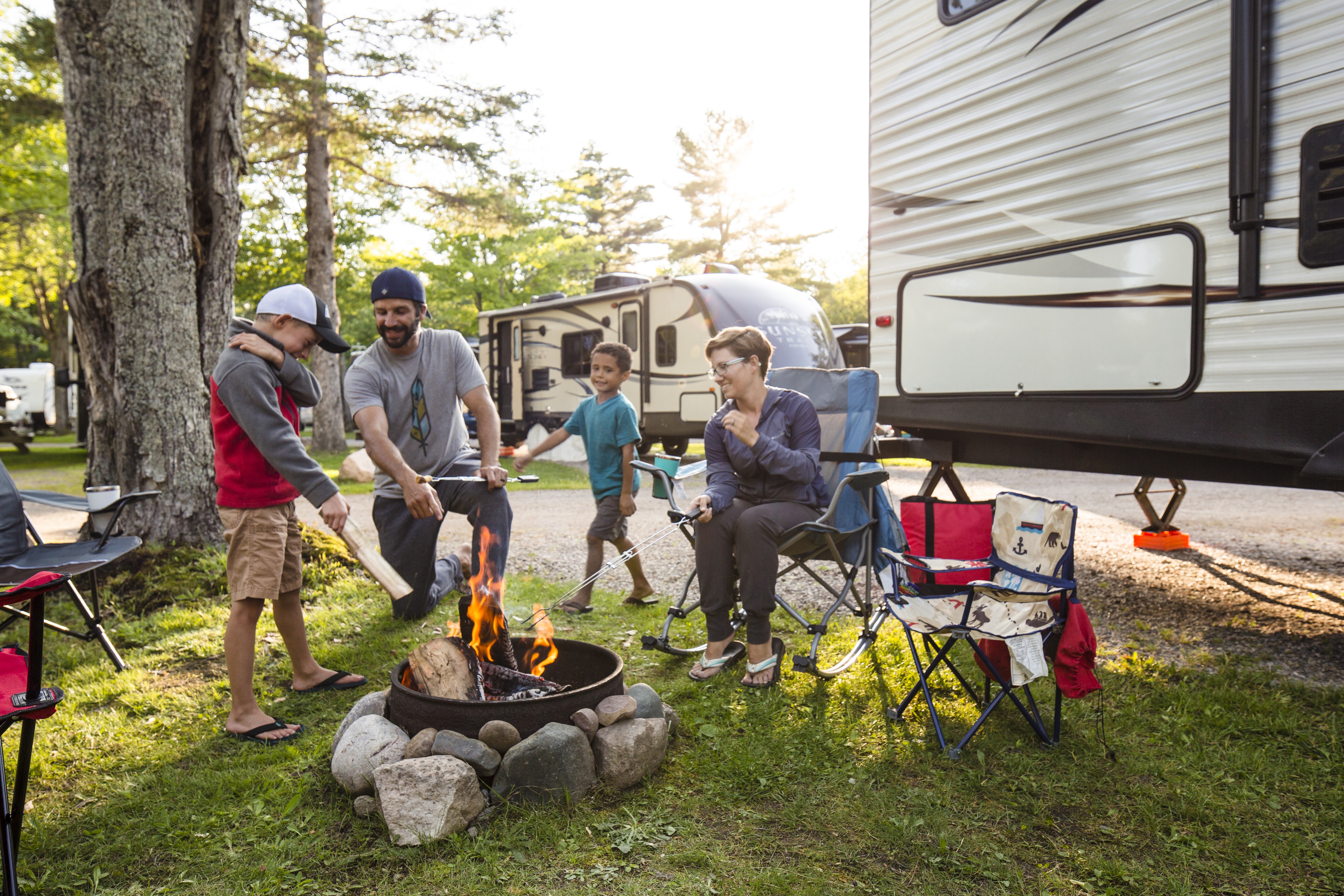 Full Hookup RV Camping Door County, Wisconsin KOA