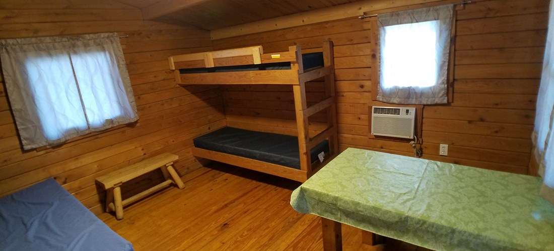 1 Room Camping Cabin Basic, Interior (NO BATHROOM)