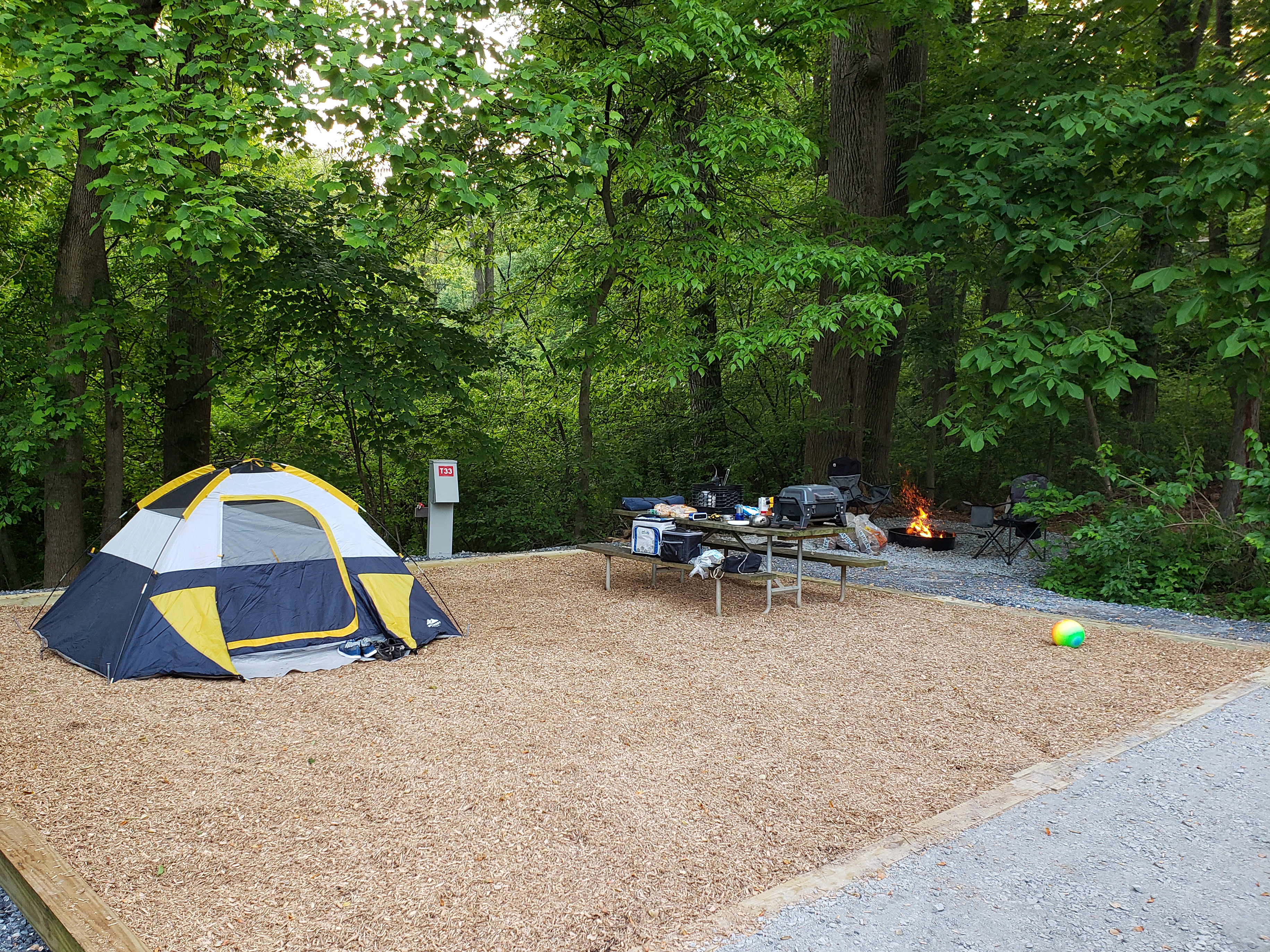 Tent Camping Sites Elizabethtown / Hershey PA KOA Holiday