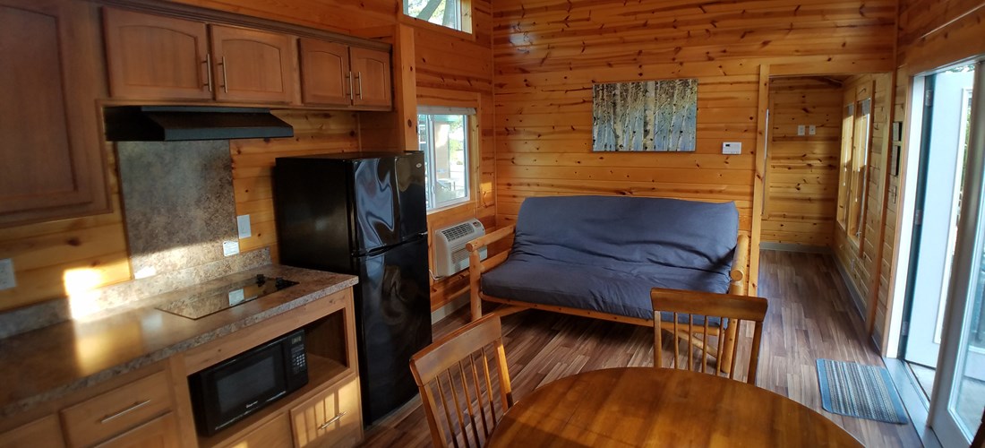 Deluxe Camping Cabin/Loft, Interior (WITH BATHROOM)