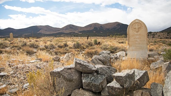 Ghost Town from Nevada's mining boomtown days