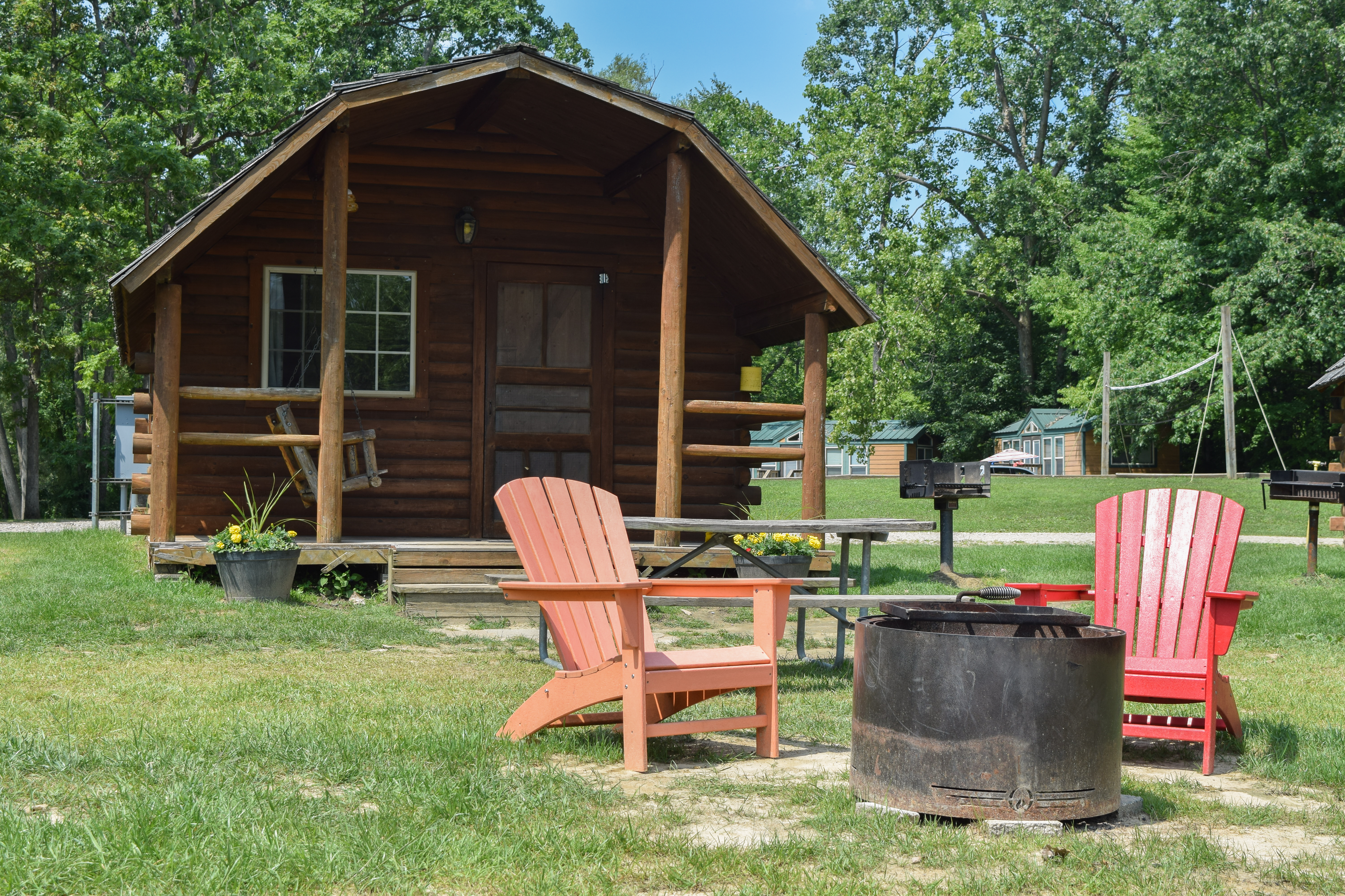 Emmett, Michigan Lodging Emmett KOA Holiday