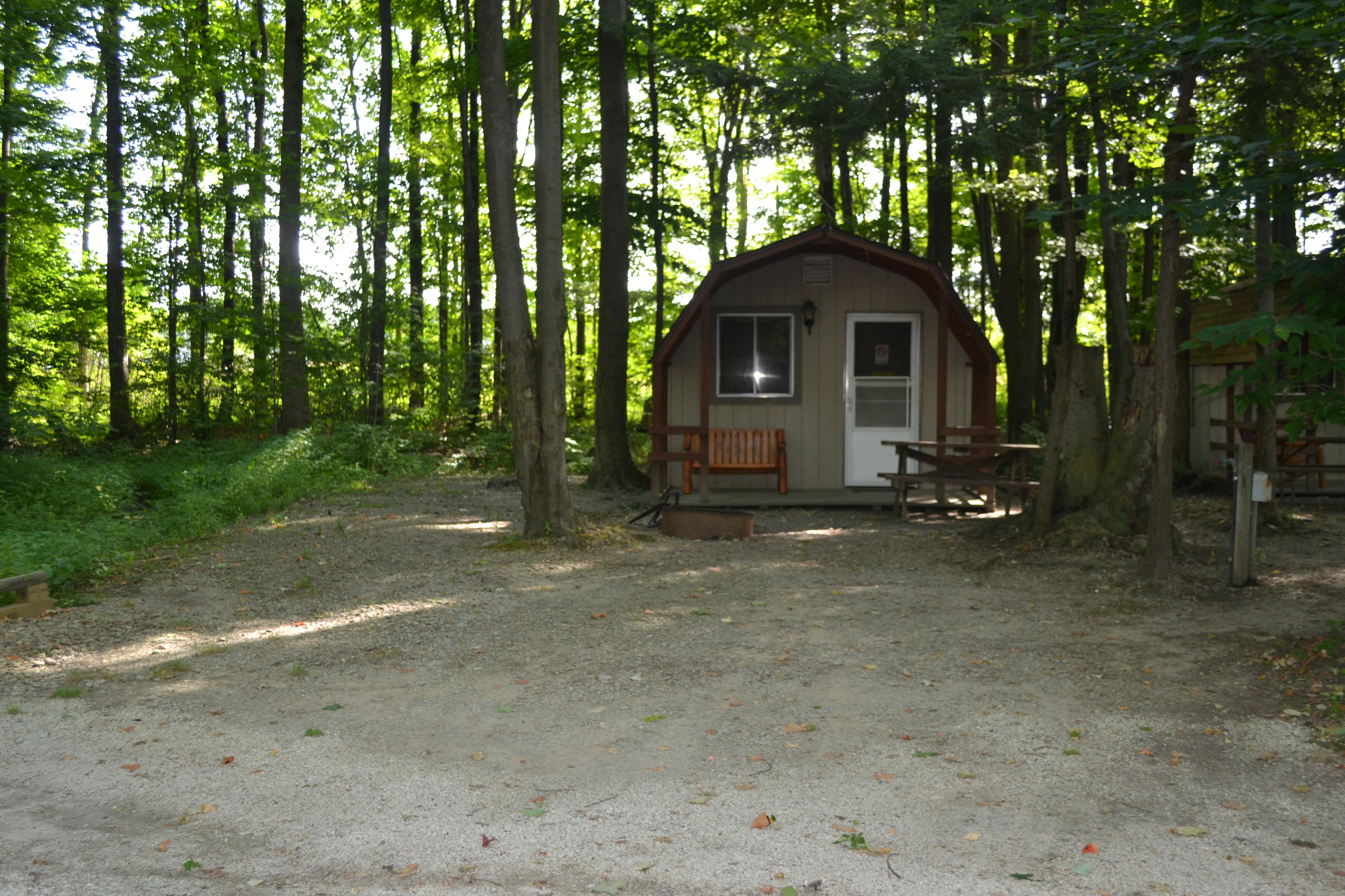 1-Room Value cabin in the back